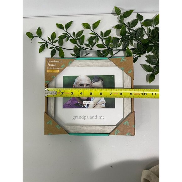 Kate & Milo Sentiment Frame "Grandpa And Me" 4x6 Insert 10x15cm Decorative - Picture 4 of 5